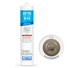 Силиконовый герметик OTTOSEAL S70 С18 серый, 310 мл (OTS70C18)