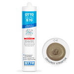 Силиконовый герметик OTTOSEAL S70 C41 серо-красный структурный, 310 мл (OTS70C41) – Фото №1