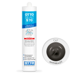 Силиконовый герметик OTTOSEAL S70 C67 антрацит, 310 мл (OTS70C67) – Фото №1