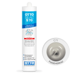 Силиконовый герметик OTTOSEAL S70 C71 светло-серый, 310 мл  (OTS70C71) – Фото №1