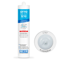 Силиконовый герметик OTTOSEAL S70 C787 светло-серый (flashgrau), 310 мл (OTS70C787)