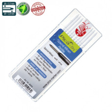 Грифели сменные Pica DRY водостойкие белые НАБОР — 10 шт (4043)