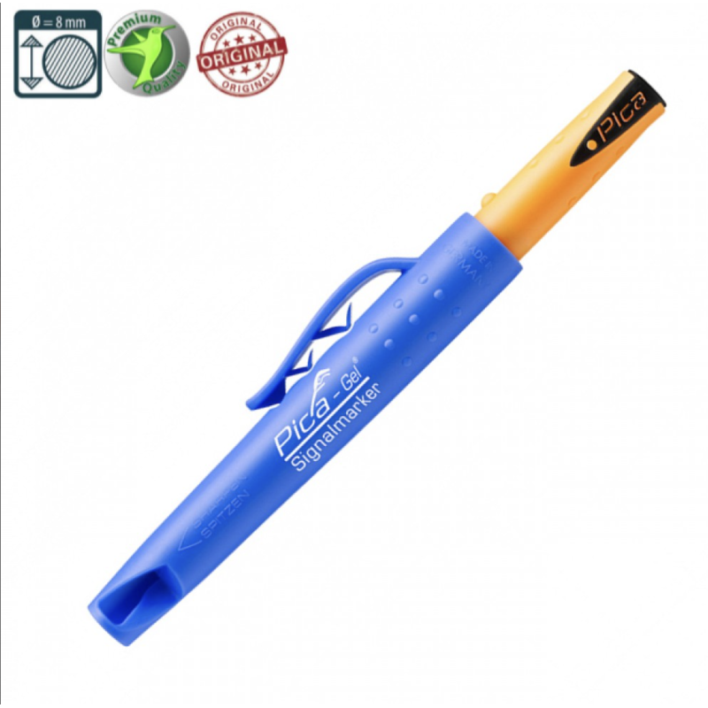 Маркер водо-жаро устойчивый PICA GEL Signalmarker 8083 — черный (8083)