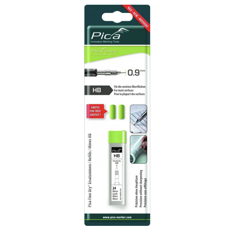 Стержни запасные графитовые НАБОР PICA 24 шт/уп (7030/SB)