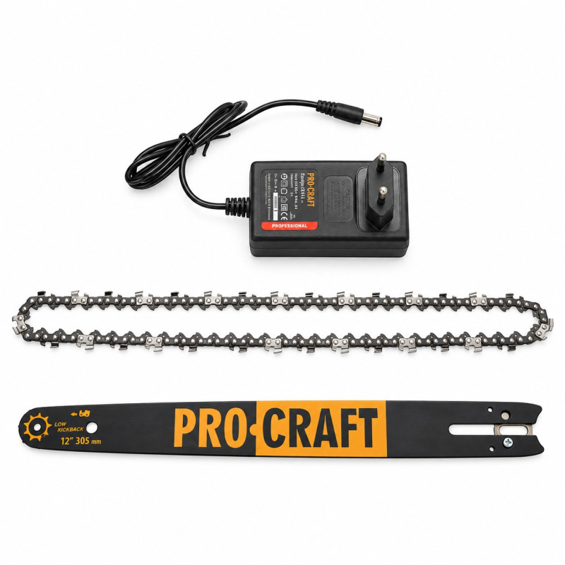 Аккумуляторная цепная пила Procraft PKA34, 1 АКБ+ЗУ (030341)