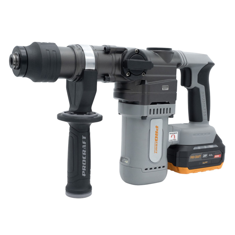 Аккумуляторный перфоратор Pro-Craft HD-20A 20 В 4 А·ч, с кейсом (100203)