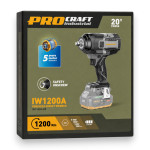 Аккумуляторный гайковёрт Pro-Craft Industrial IW-1200A без АКБ (101218) – Фото №4