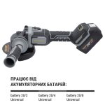 Акумуляторна кутова шліфмашина PRO-CRAFT AG-125B без АКБ (101254) – Фото №8