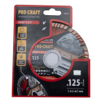 Алмазний диск Procraft DC125 Ø125 22,23x2,4мм (DC1250) – Фото №5
