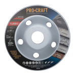 Алмазна шліфувальна чаша Procraft WT125 Ø125х22.23мм (WT1250) – Фото №3
