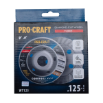 Алмазна шліфувальна чаша Procraft WT125 Ø125х22.23мм (WT1250) – Фото №4