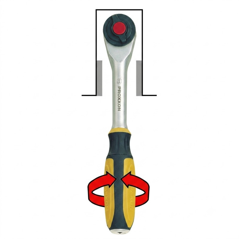Ротаційна тріскачка PROXXON ROTARY S 1/4" (23082)