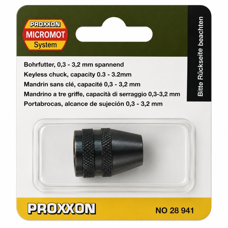 Трехкулачковый стальной патрон PROXXON PROXXON (код 28941)