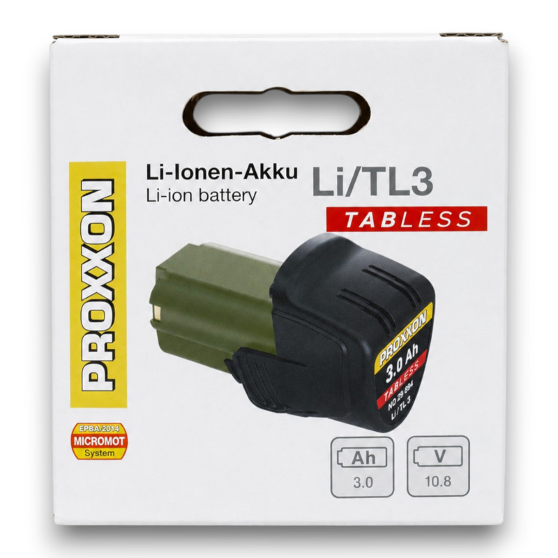 Аккумулятор PROXXON Li/TL3 10,8 В 3,0 А·ч Li-Ion (29894)