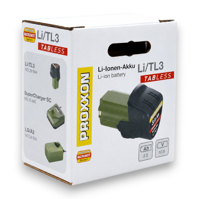 Аккумулятор PROXXON Li/TL3 10,8 В 3,0 А·ч Li-Ion (29894)