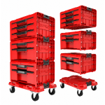 Набор ящиков для инструментов Qbrick System PRO Drawer Workshop Set 3 2.0 RED (Z258353PG003) – Фото №1
