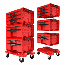 Набір ящиків для інструментів Qbrick System PRO Drawer Workshop Set 3 2.0 RED (Z258353PG003)