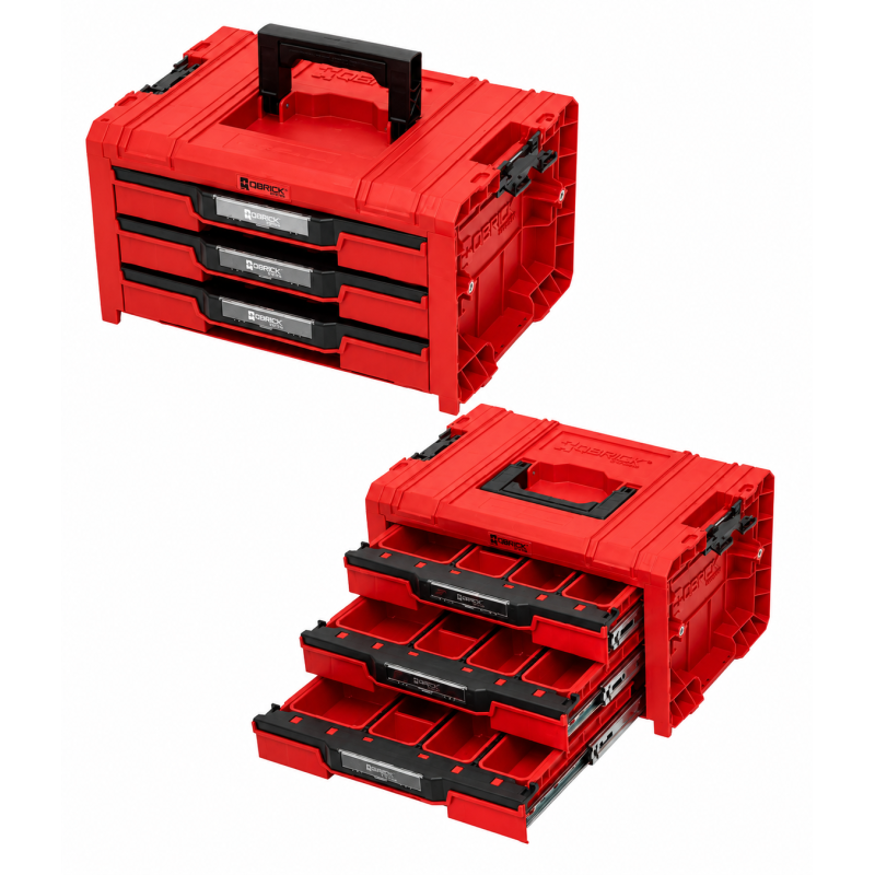 Набор ящиков для инструментов Qbrick System PRO Drawer Workshop Set 3 2.0 RED (Z258353PG003)