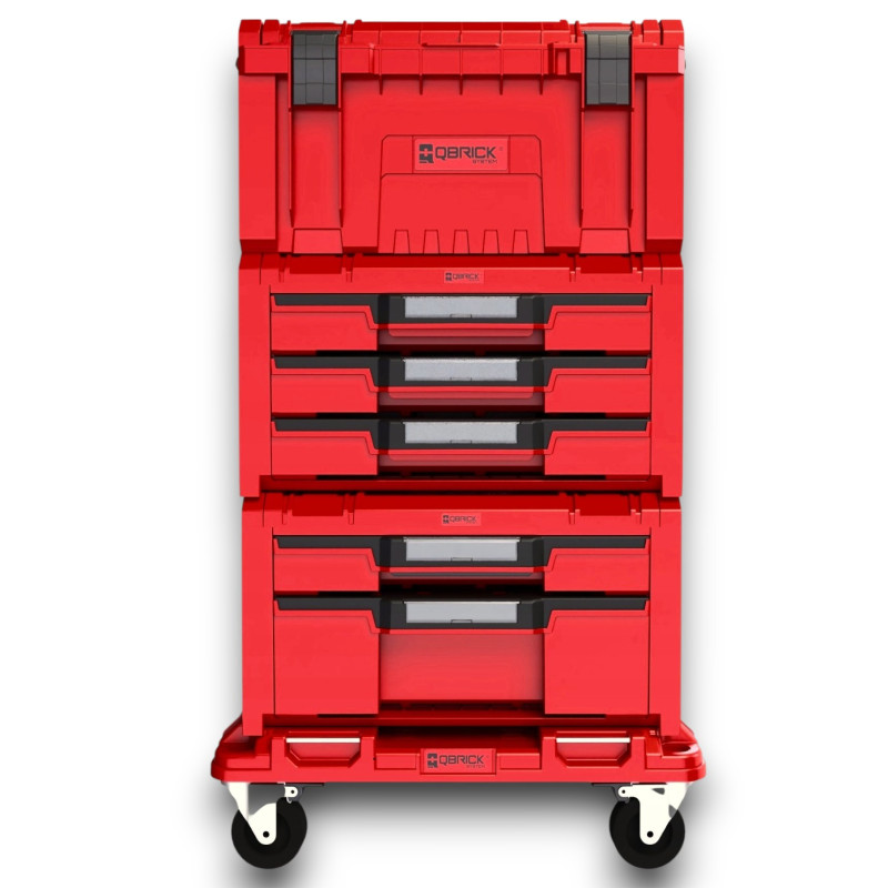 Набір ящиків для інструментів QBRICK SYSTEM PRO RED SET 4 2.0 RUHD (Z258360PG003)