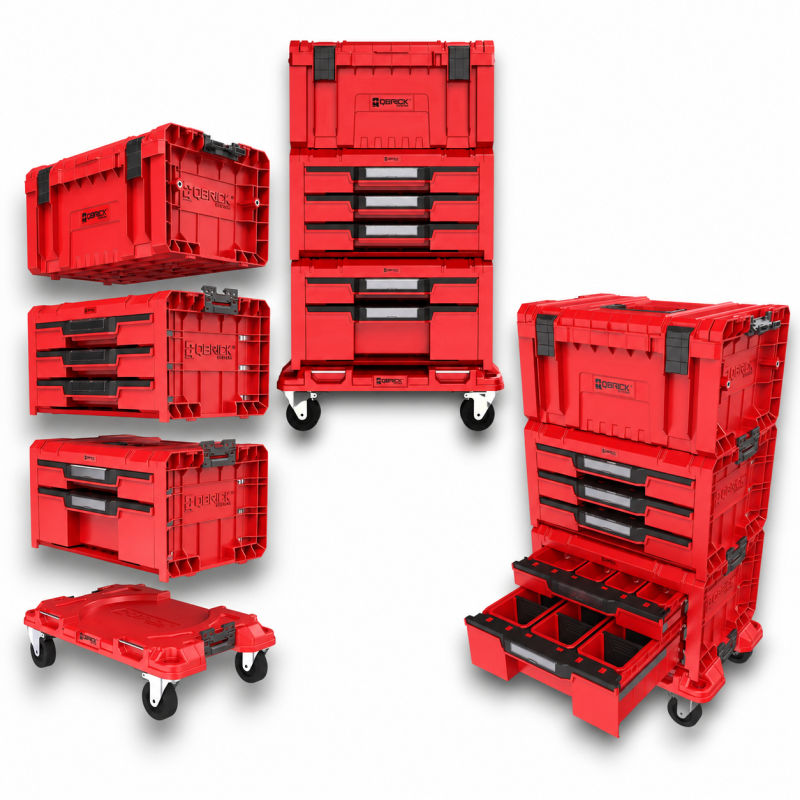 Набір ящиків для інструментів QBRICK SYSTEM PRO RED SET 4 2.0 RUHD (Z258360PG003)