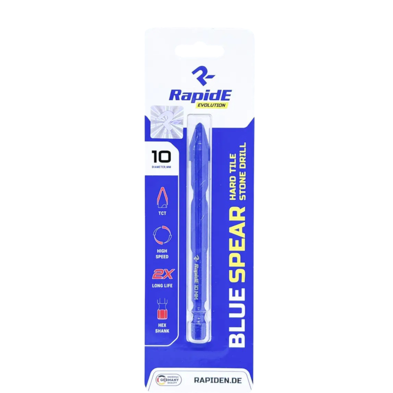 Свердло RapidE BLUE SPEAR 10mm для екстра твердого керамограніту та мармуру (НФ-00003147)