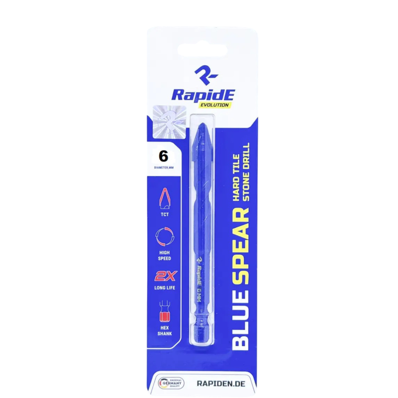 Сверло  RapidE BLUE SPEAR 6mm для экстра твердого керамогранита и мрамора (НФ-00003145)