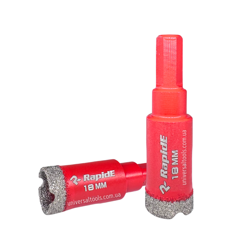 Коронка алмазна RapidE Red Point EVO Ø 18 мм під дриль (НФ-00001848)