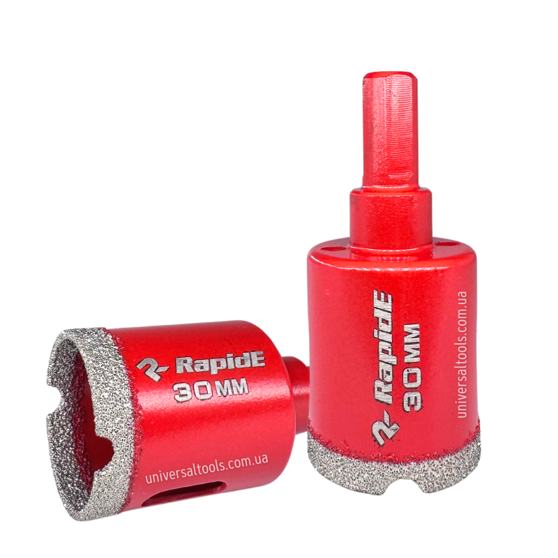 Коронка алмазна RapidE Red Point EVO Ø 30 мм під дриль (НФ-00001852)