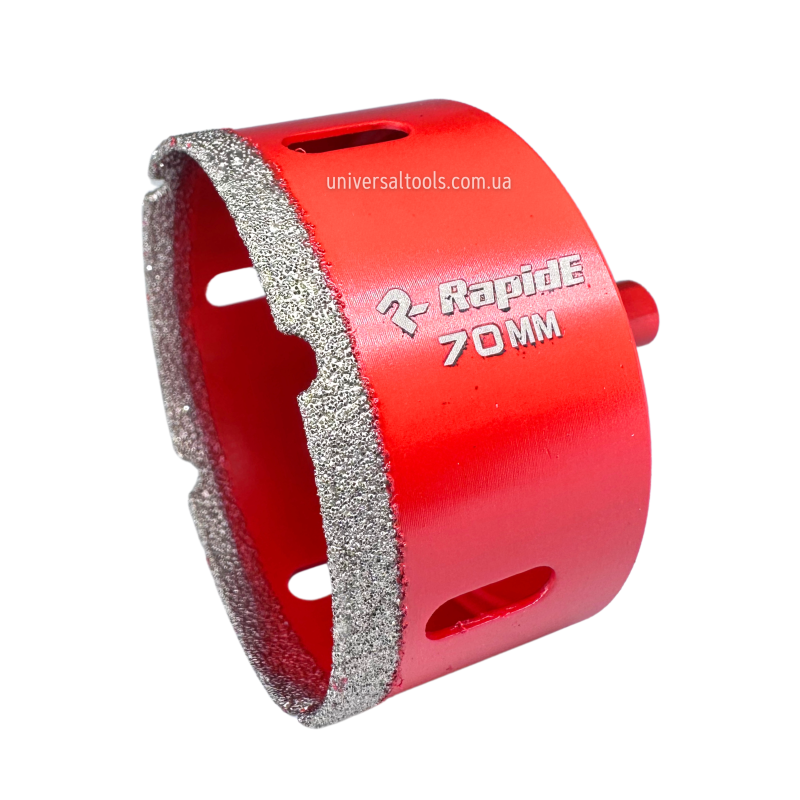 Коронка алмазна RapidE Red Point EVO Ø 70 мм під дриль (НФ-00001862)
