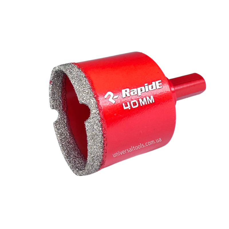 Коронка алмазна Ø 40 мм RapidE Red Point EVO під дриль (НФ-00001855)