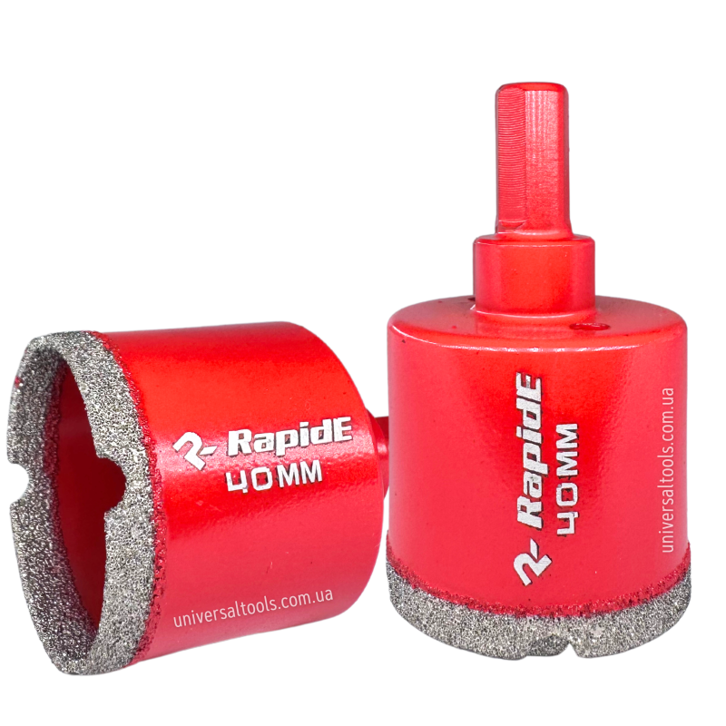 Коронка алмазна Ø 40 мм RapidE Red Point EVO під дриль (НФ-00001855)