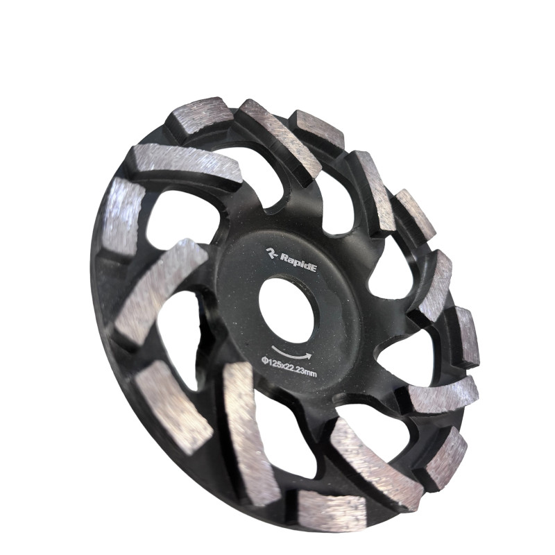 Чашка (фреза) для шлифовки бетона RAPIDE 125 F-type RP 125Х22.23 (НФ-00001931)