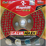 Алмазний диск RapidE GALVAMAXX 125 мм R9777 для різу та шліфування з алюмінієвим фланцем М14 (НФ-00002781) – Фото №4