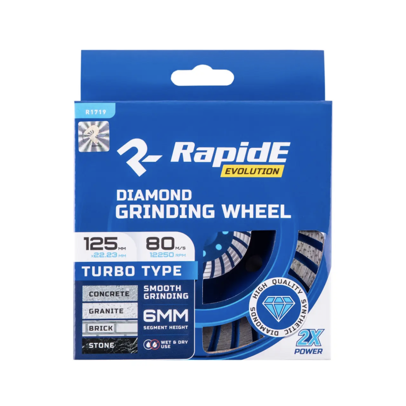 Чаша для шліфування бетону RAPIDE TURBO TYPE 125Х22.23 (НФ-00000907)