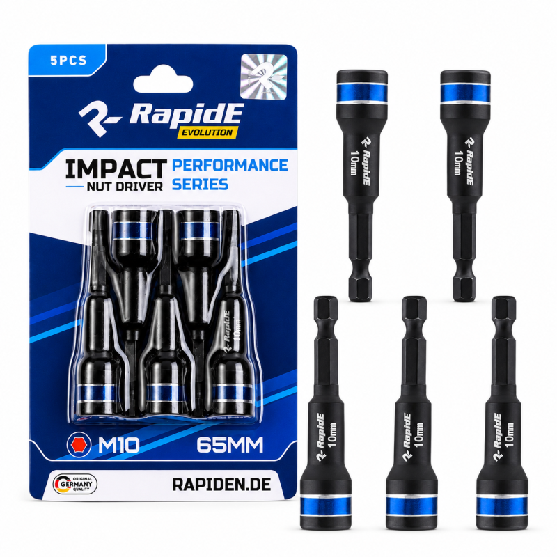 Насадка RapidE IMPACT шестигранная 10×65, 1шт (НФ-00001066)