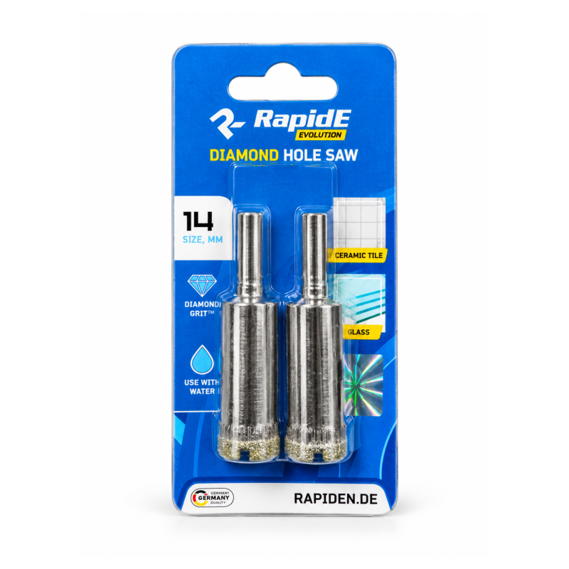 Алмазна коронка RapidE TILE/GLASS 14мм (НФ-00001521)