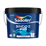 Эмульсионная матовая краска Sadolin Bindo 2 для потолка, ярко-белая, BW, 2.5 л (5845989) – Фото №1