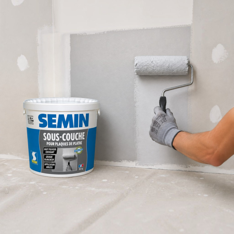 Пігментований ґрунт Semin SOUS COUCHE під фарбування та шпалери, 25 кг (99195)
