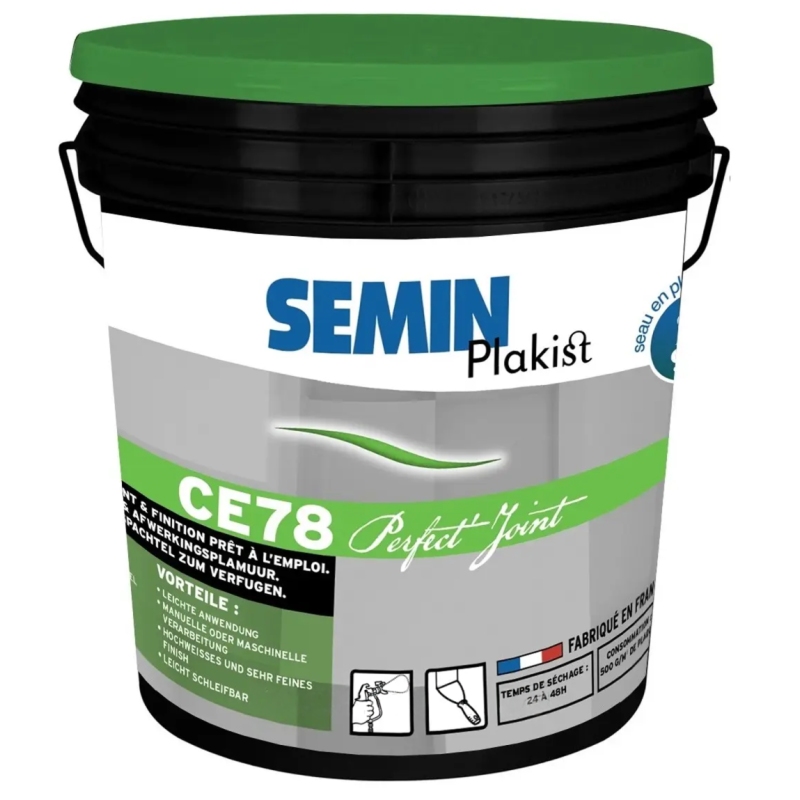 Шпаклевка для швов гипсокартона SEMIN CE 78 PERFECT'JOINT, белая, 25 кг (95677)