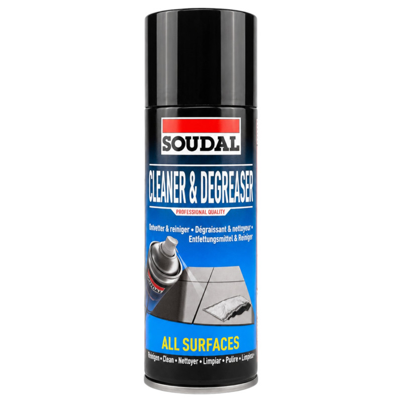 Аерозоль Soudal Cleaner & Degreaser для очищення та знежирення поверхонь (00-00010709)