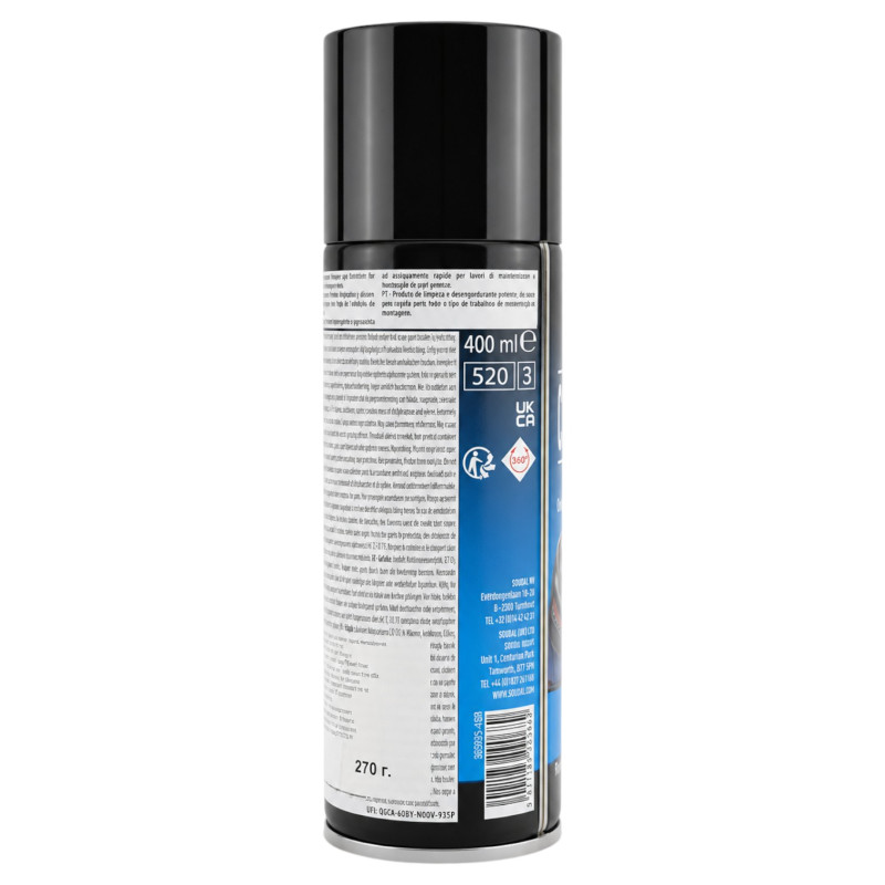 Аерозоль Soudal Cleaner & Degreaser для очищення та знежирення поверхонь (00-00010709)