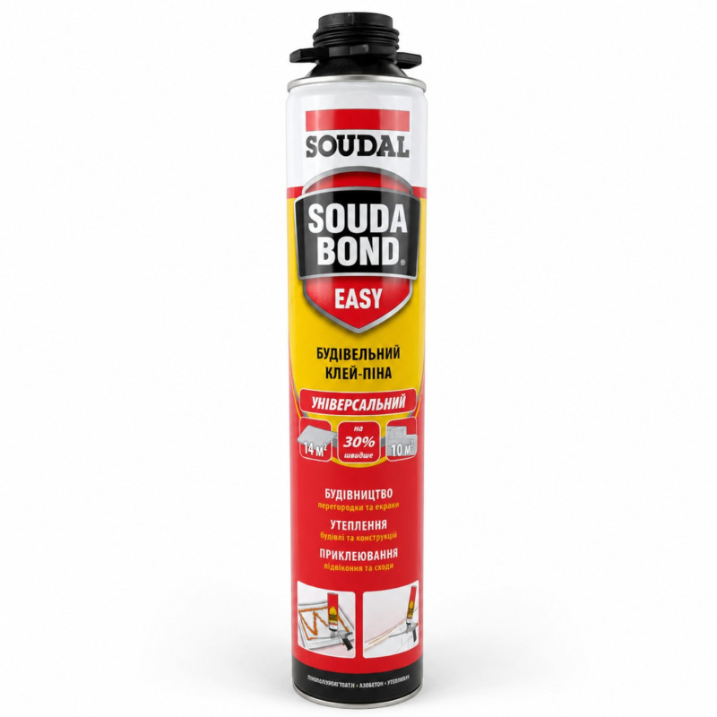 Монтажна піна-клей SOUDAL SOUDABOND 750 мл (00-00012700)