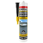 Герметик бітумний SOUDAL SOUDAFALT 280 мл (00-00012760) – Фото №1