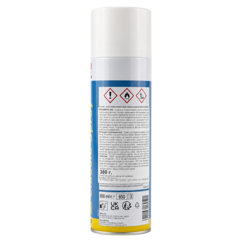 Клей контактний SOUDAL Soudabond 265, 500 мл (00-00037798)