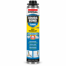 Монтажная пена-клей SOUDAL SOUDABOND EASY TURBO 750 мл (000010000000802EXA)