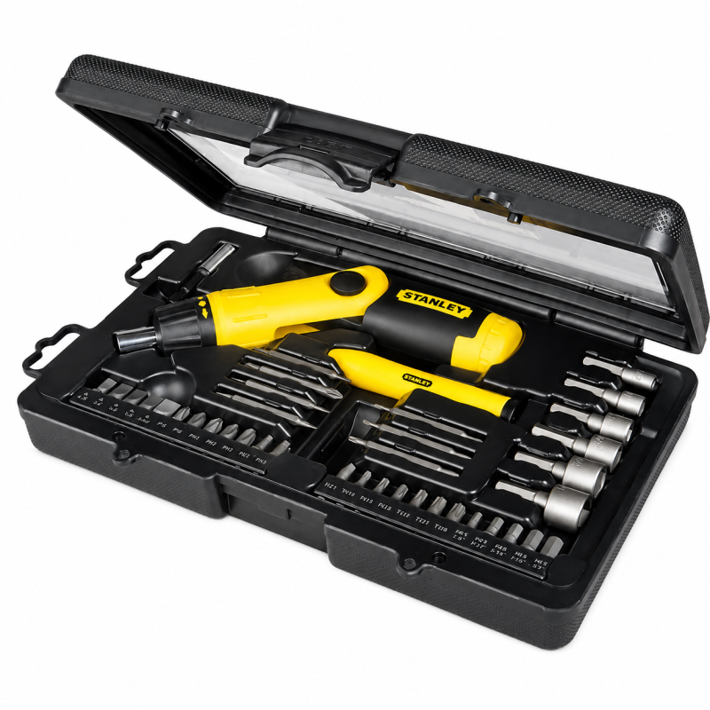 Набор отвёрток Stanley Pistol Grip Ratchet 40 предметов (0-63-038)