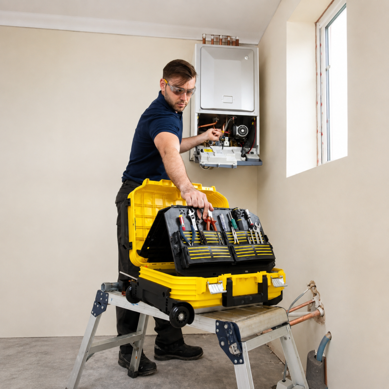 Ящик (чемодан) для инструментов на колесах FATMAX 540х400х435 мм STANLEY (FMST1-72383)