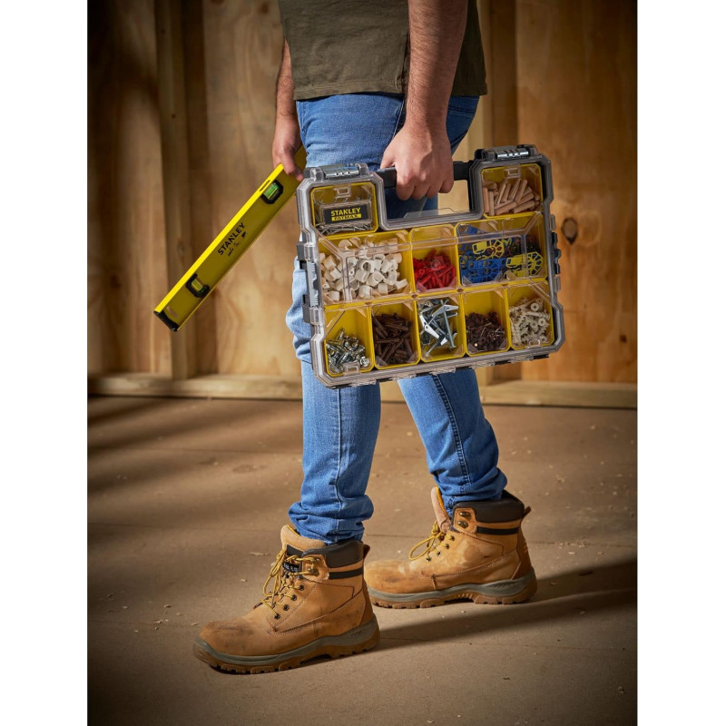 Органайзер для хранения мелких деталей FATMAX SHALLOW PRO METAL LATCH STANLEY (1-97-517)