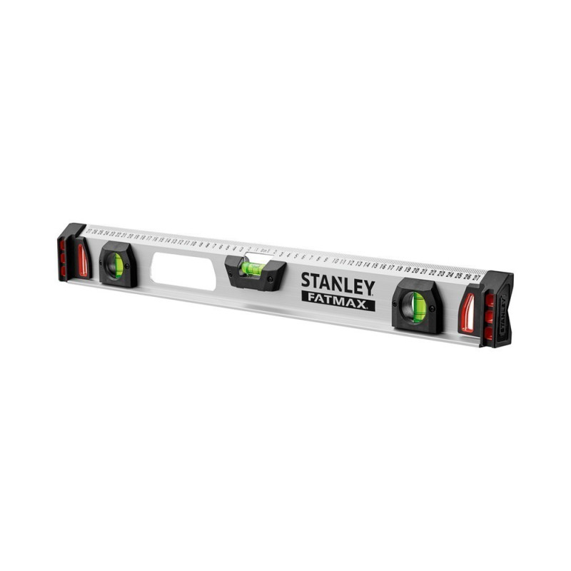 Уровень строительный алюминиевый 600 мм с 3-мя капсулами и магнитами STANLEY (1-43-554)