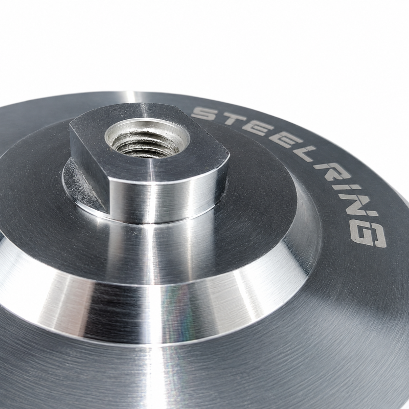 Тримач алюмінієвий для шліфувальних дисків Steelring Ø100, М14 (ABP100)
